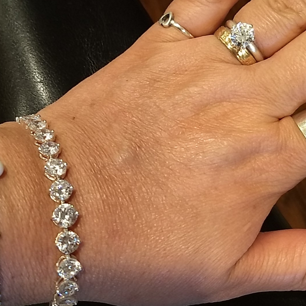 🔥FINALPRICE🔥Sterling.925.RJ.GrazianoCZ.bracelet - Picture 16 of 16